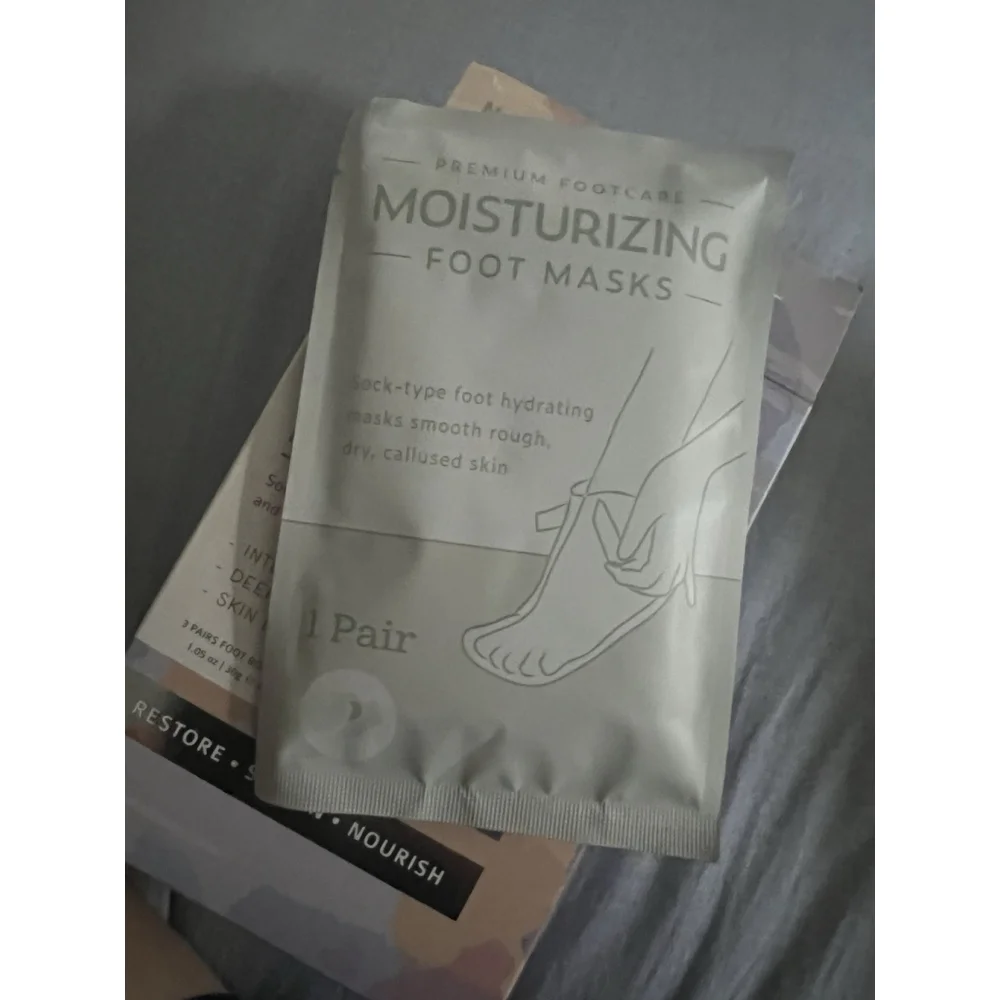 Nature Love Exfoliating Foot Mask | Lavender Mint | Lactic 3 Pair (Pack of 1)